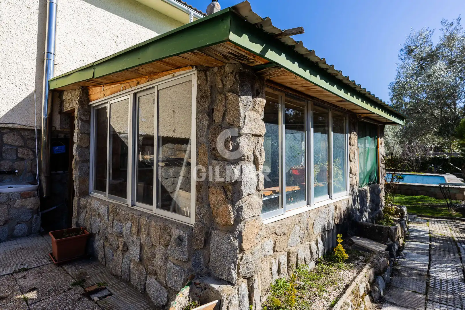 Vista exterior de Casa o chalet en venta en El Boalo - Cerceda – Mataelpino con Calefacción, Jardín privado y Piscina