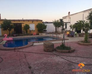 Swimming pool of House or chalet for sale in Mirandilla  with Swimming Pool