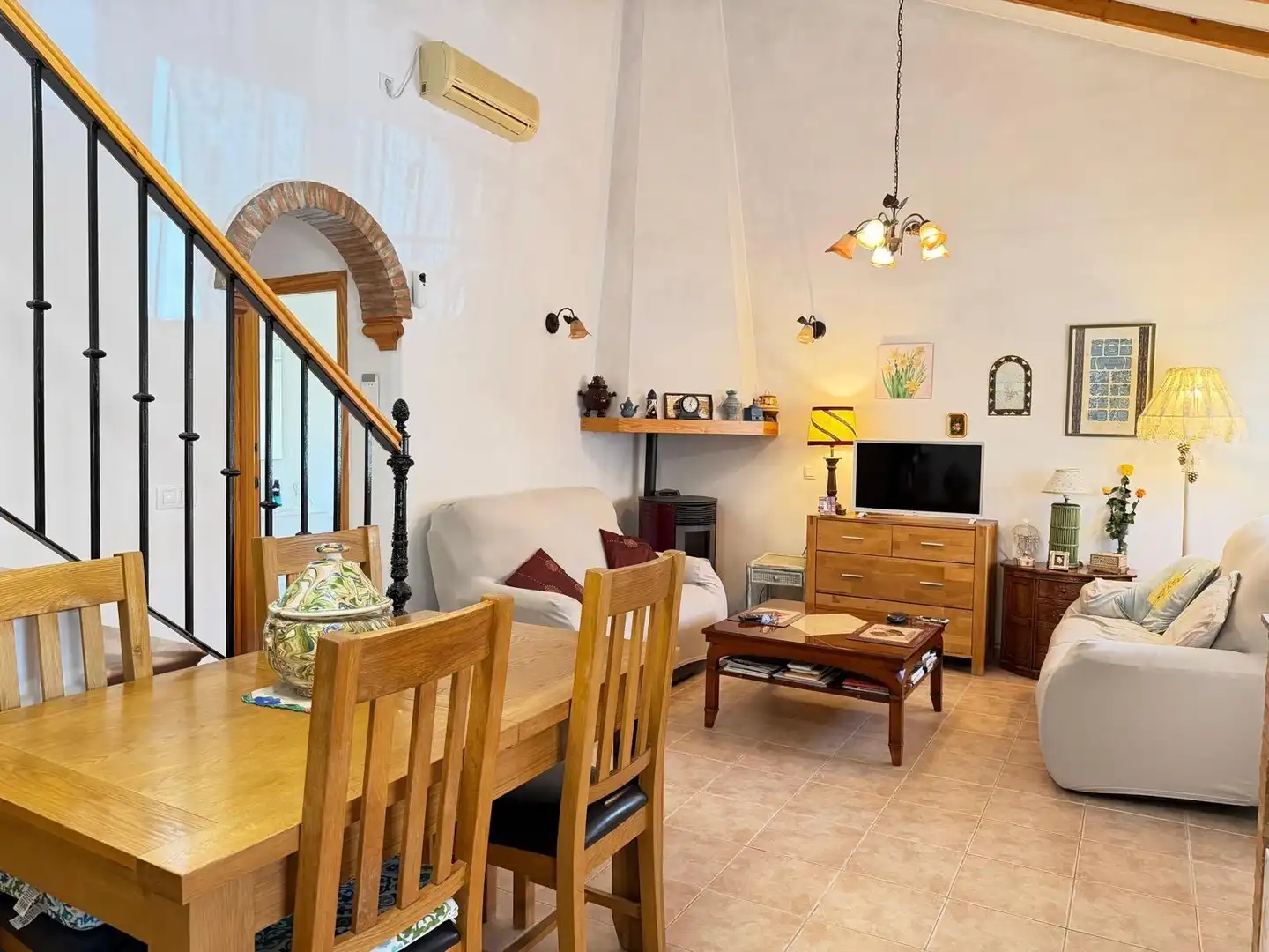 Sala de estar de Casa o chalet en venta en Fuente de Piedra con Aire acondicionado, Calefacción y Terraza