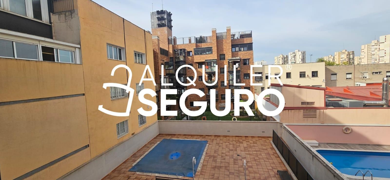 Exterior view of Flat to rent in  Madrid Capital  with Air Conditioner, Heating and Storage room