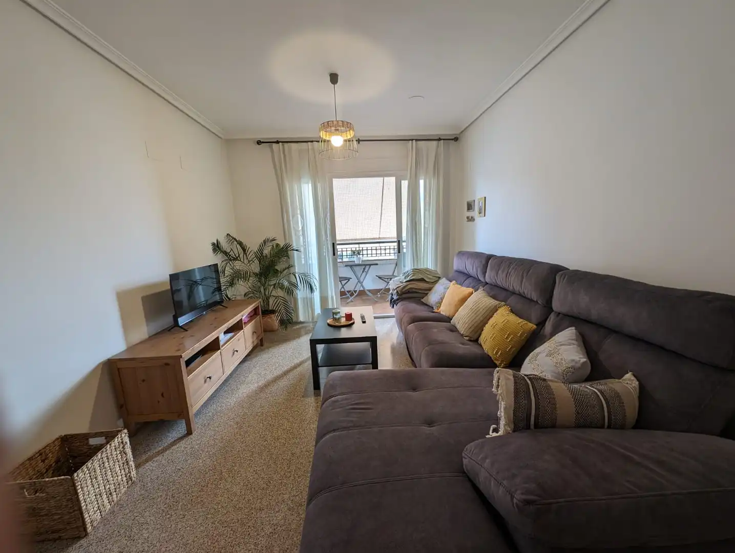 Sala de estar de Piso de alquiler en San Vicente del Raspeig / Sant Vicent del Raspeig con Aire acondicionado, Calefacción y Terraza