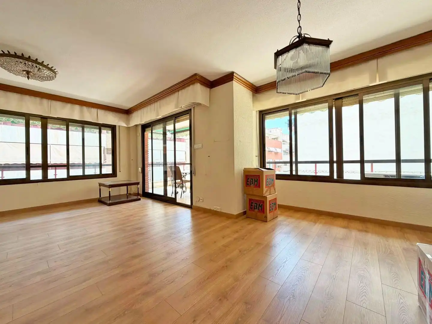 Wohnzimmer von Wohnung zum Verkauf in Alicante / Alacant mit Klimaanlage, Terrasse und Abstellraum