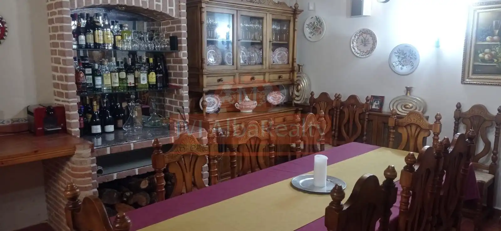 Comedor de Casa adosada en venta en Albacete con Aire acondicionado, Calefacción y Jardín privado