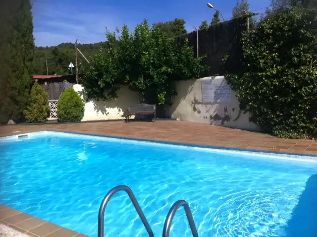 Swimming pool of Houses for rent in Viladecavalls  with Air Conditioner, Heating and Parquet flooring