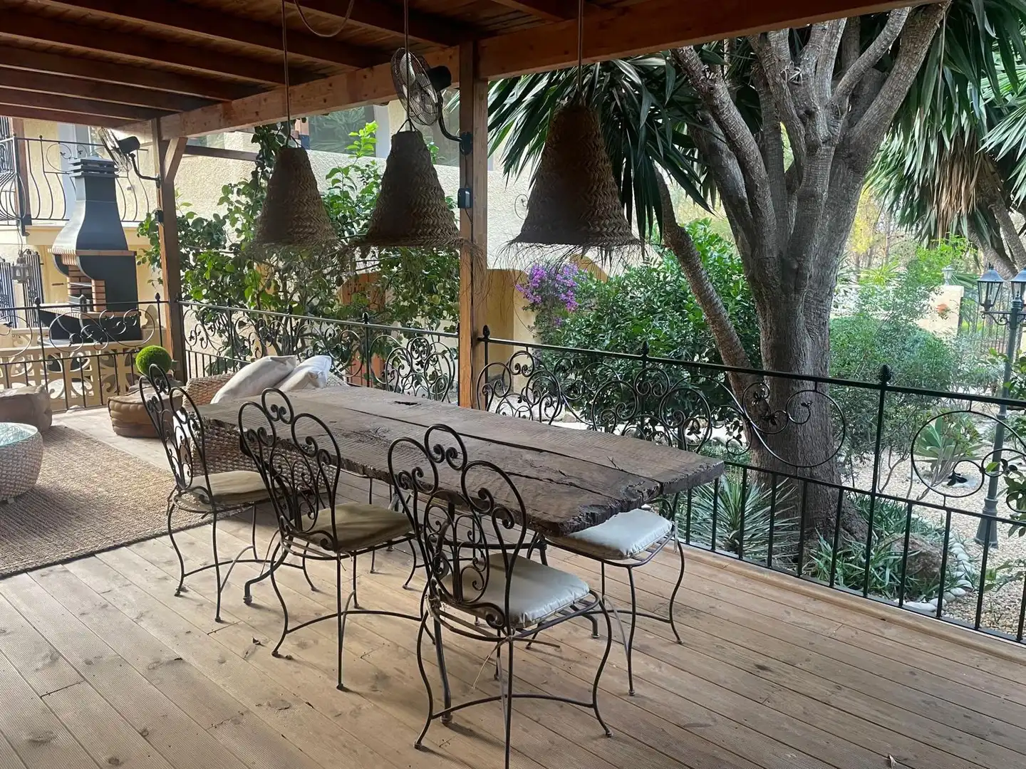Terrassa de Casa o xalet de lloguer en L'Alfàs del Pi amb Aire condicionat, Jardí privat i Terrassa