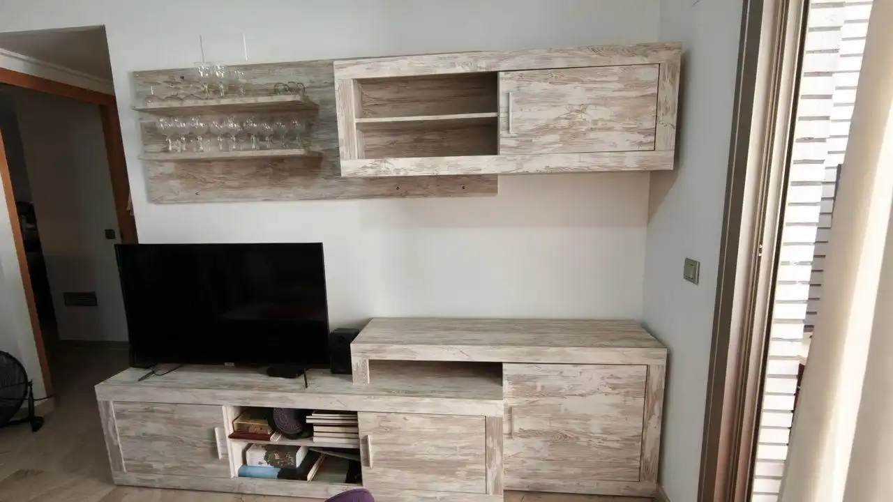 Sala d'estar de Apartament en venda en Oropesa del Mar / Orpesa amb Aire condicionat, Moblat i Balcó