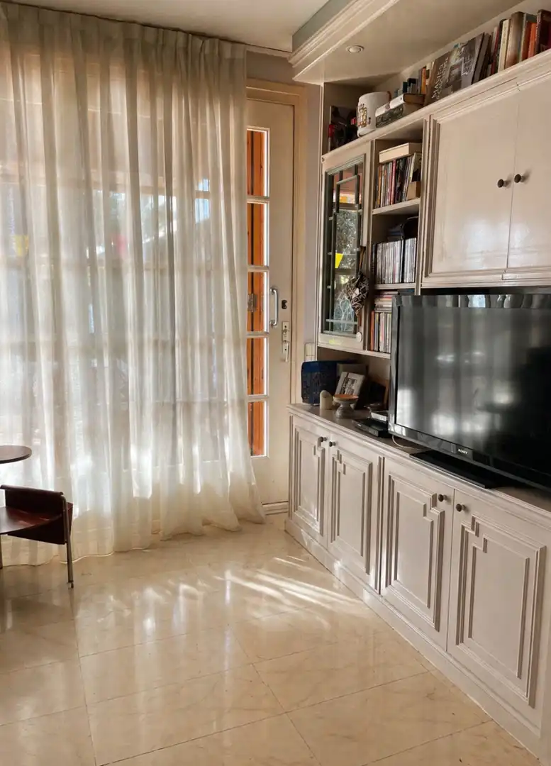Sala de estar de Casa adosada en venta en Cabrils con Aire acondicionado, Terraza y Piscina