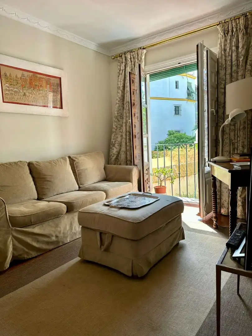 Sala d'estar de Apartament per a compartir en Sevilla amb Aire condicionat, Calefacció i Terrassa