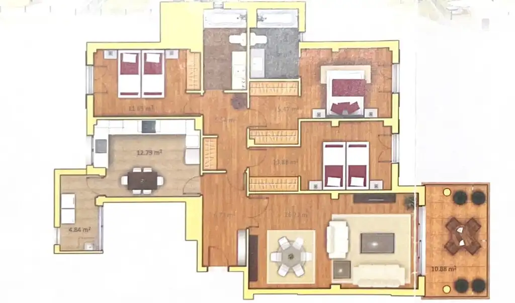 Apartments for sale in  Palma de Mallorca  with Air Conditioner, Heating and Terrace