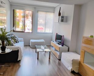 Living room of Apartment to rent in  Madrid Capital  with Air Conditioner, Heating and Parquet flooring
