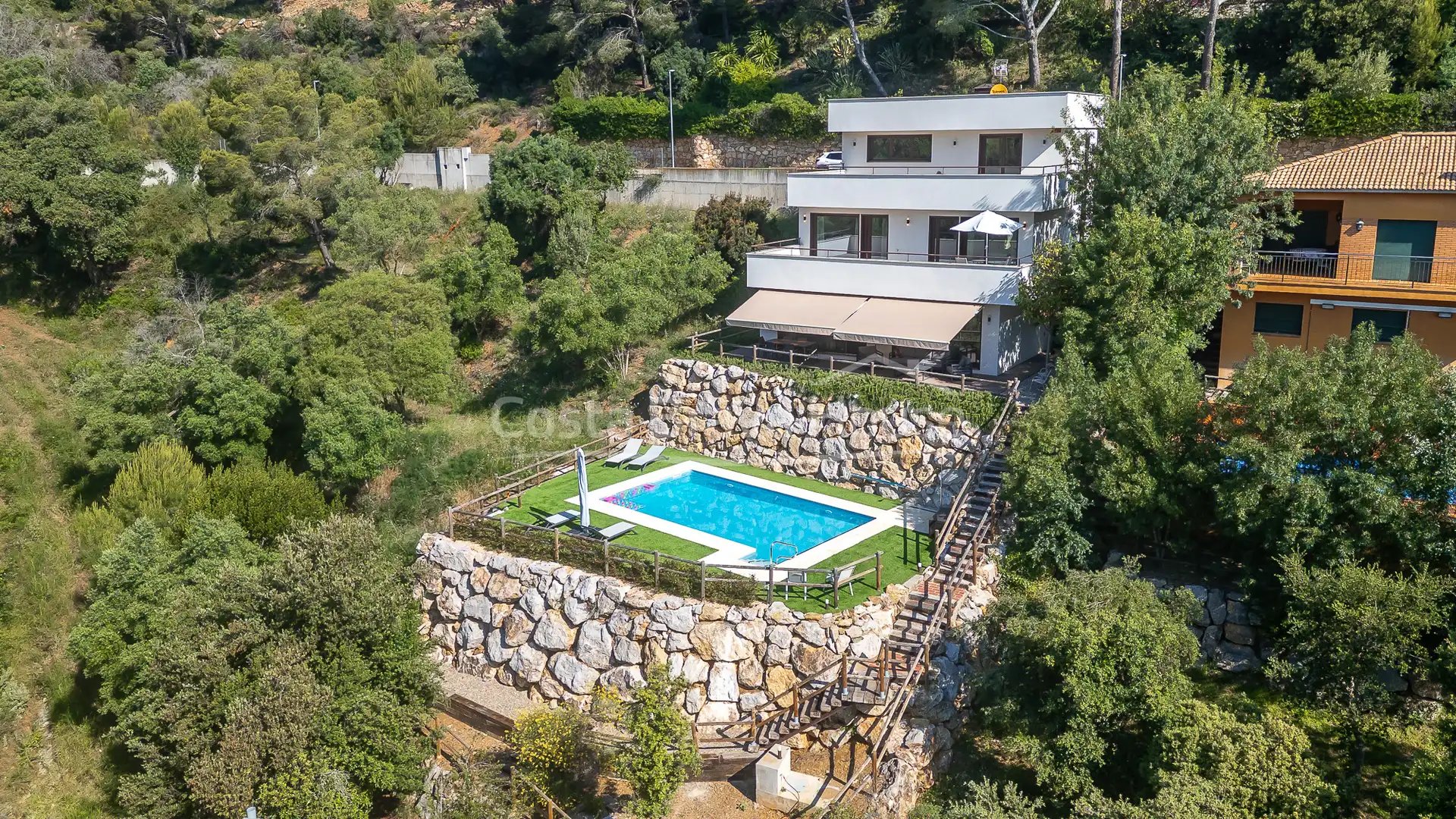 Swimming pool of Houses for sale in Begur  with Air Conditioner, Heating and Private garden