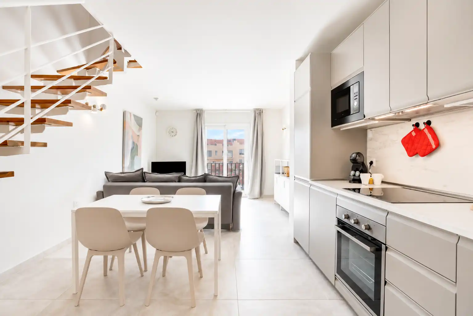Kitchen of Apartments for sale in Antigua  with Air Conditioner, Furnished and Community pool