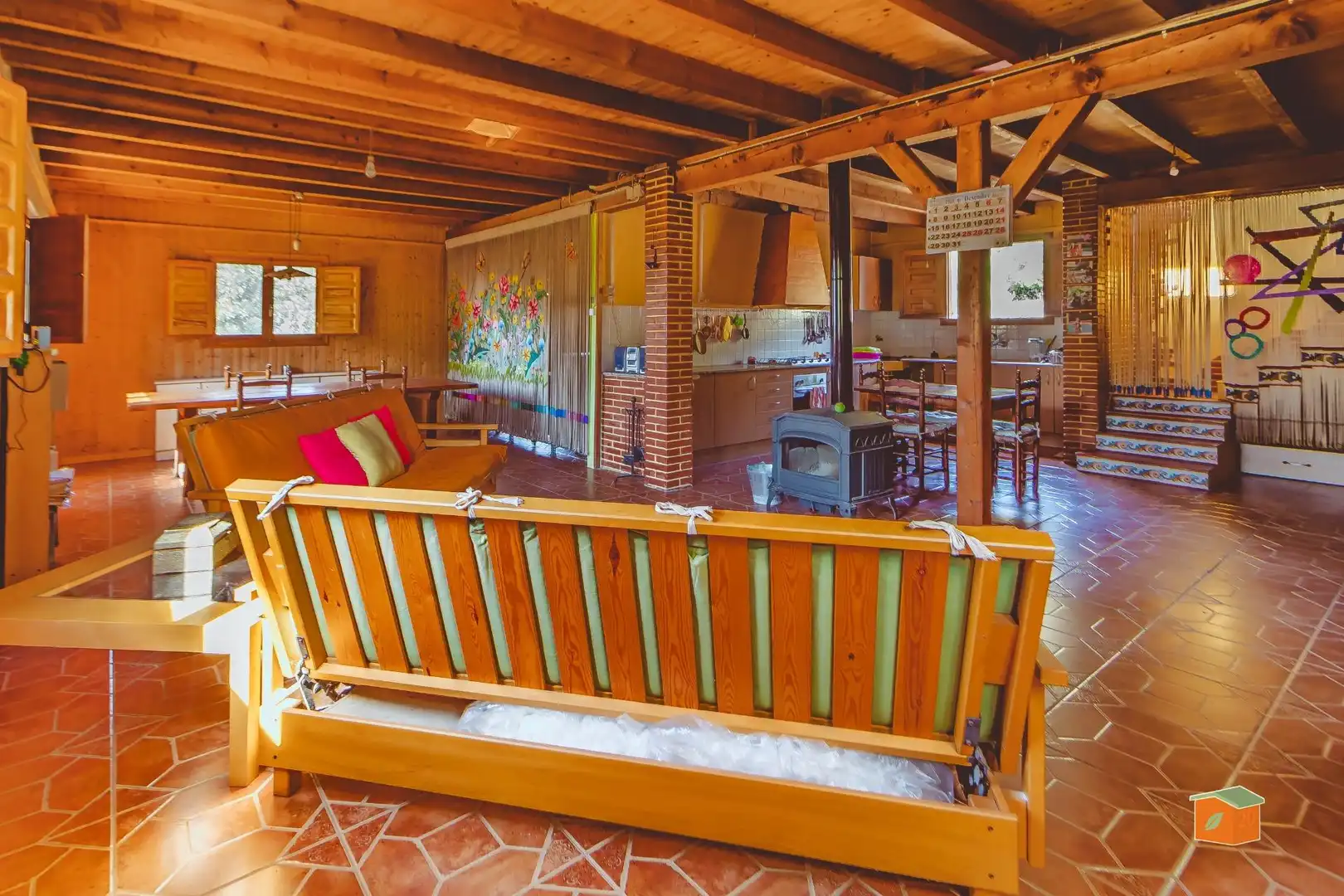 Wohnzimmer von Haus oder Chalet zum Verkauf in Ulldecona mit Möbliert