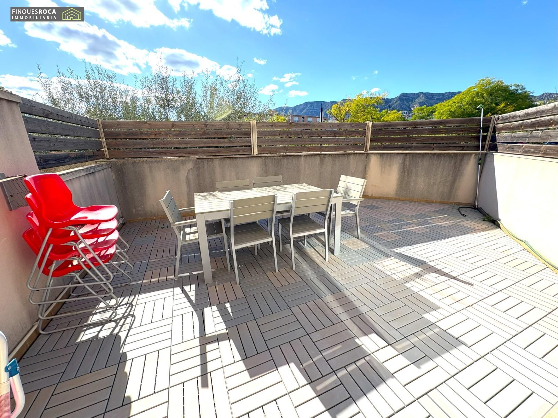 Terrassa de Casa adosada en venda en Sant Carles de la Ràpita amb Aire condicionat, Jardí privat i Terrassa