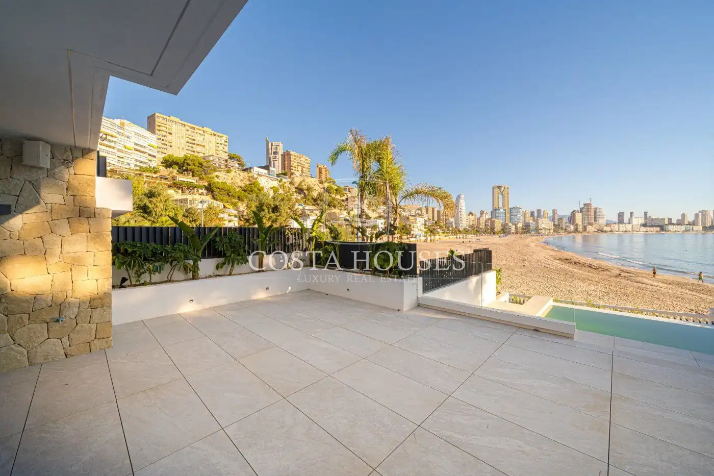 Terraza de Planta baja en venta en Benidorm con Aire acondicionado, Jardín privado y Terraza
