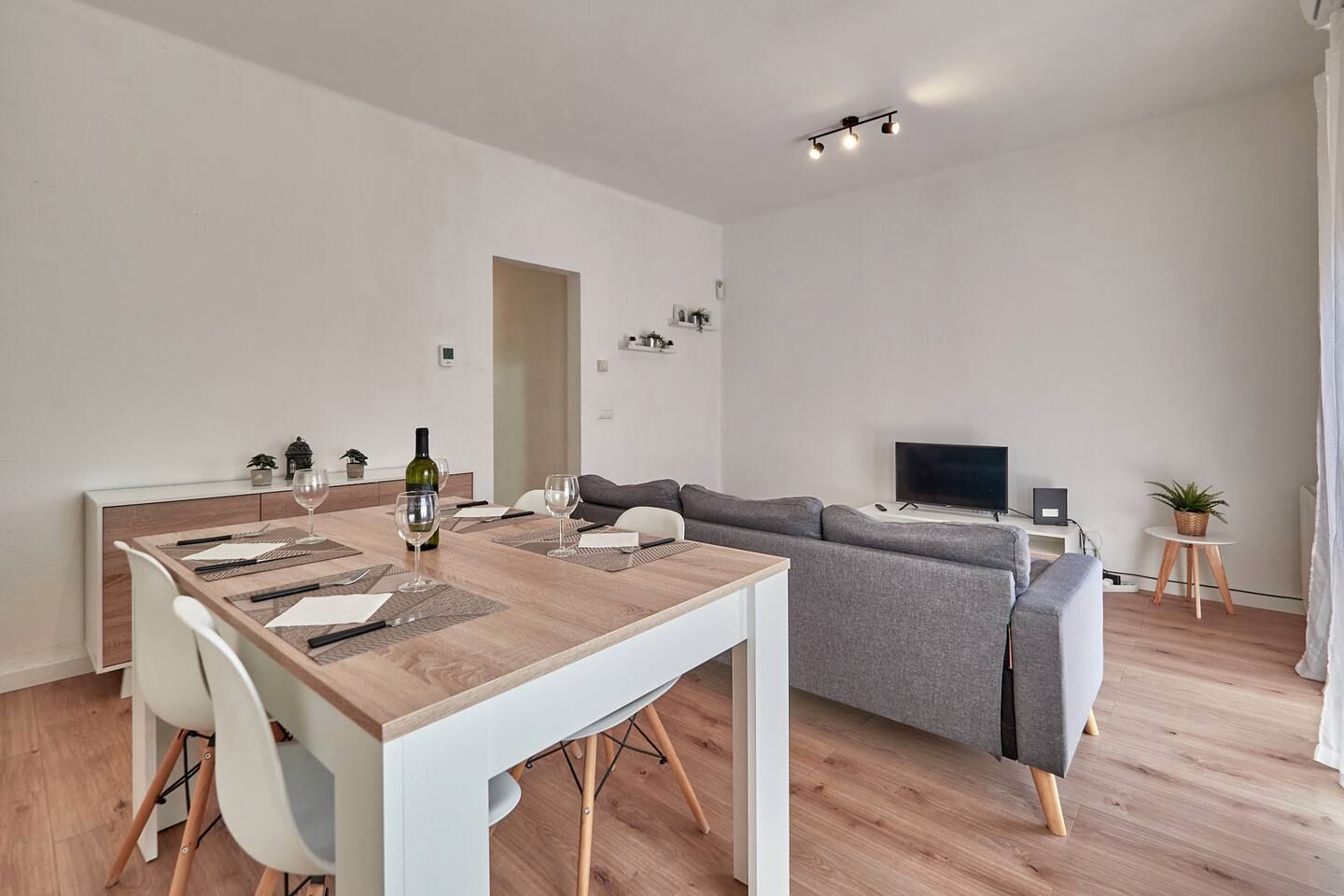 Sala d'estar de Pis de lloguer en  Lleida Capital amb Aire condicionat, Calefacció i Moblat