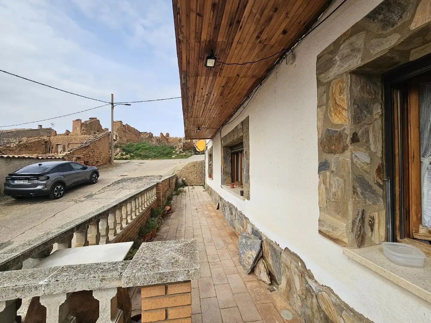 Vista exterior de Piso en venta en Serón de Nágima con Trastero