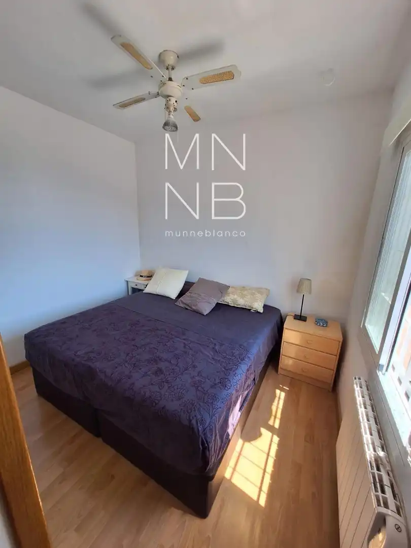 Schlafzimmer von Wohnung zur Miete in Sant Vicenç de Montalt mit Klimaanlage, Heizung und Terrasse