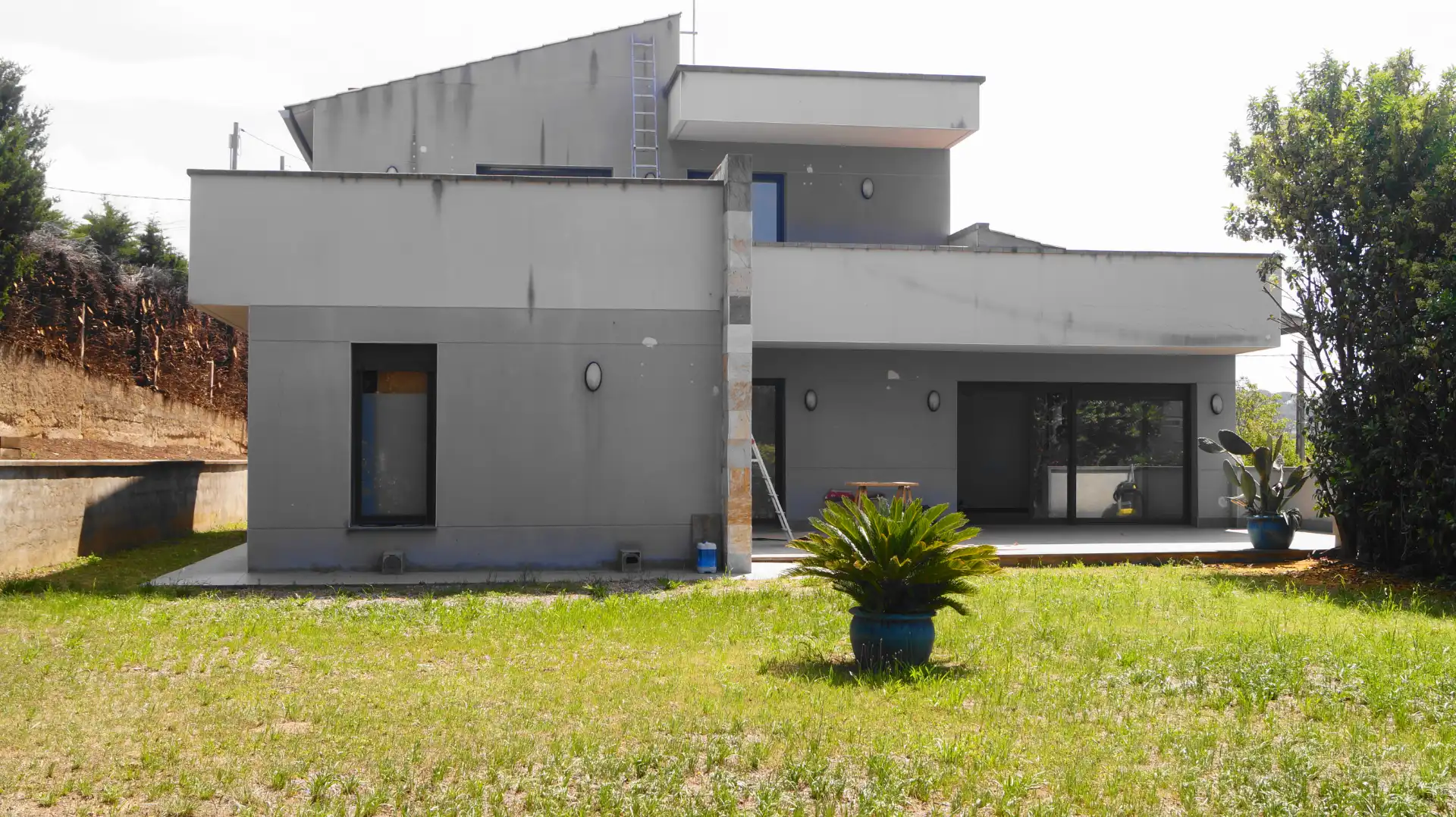 Vista exterior de Casa o chalet de alquiler en Bigues i Riells del Fai con Aire acondicionado, Calefacción y Jardín privado