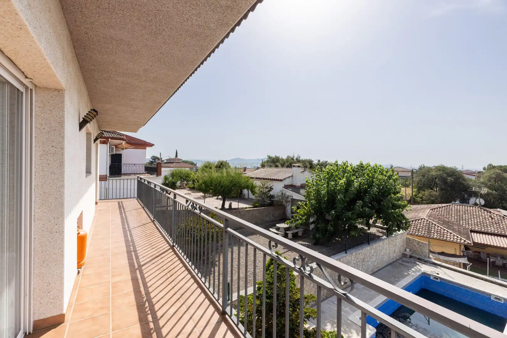 Terraza de Casa o chalet en venta en Fogars de la Selva con Jardín privado, Trastero y Piscina