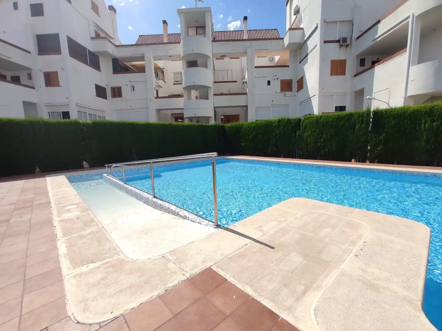 Swimming pool of Apartments for sale in Sagunto / Sagunt  with Air Conditioner, Terrace and Furnished