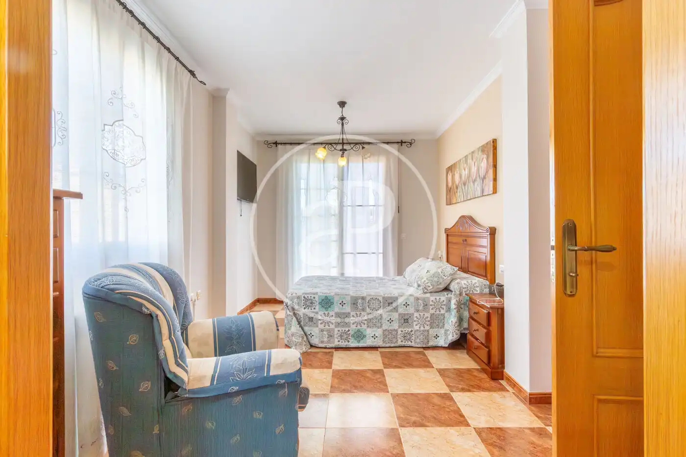 Habitación de Casa adosada en venta en Burriana / Borriana con Calefacción, Jardín privado y Terraza