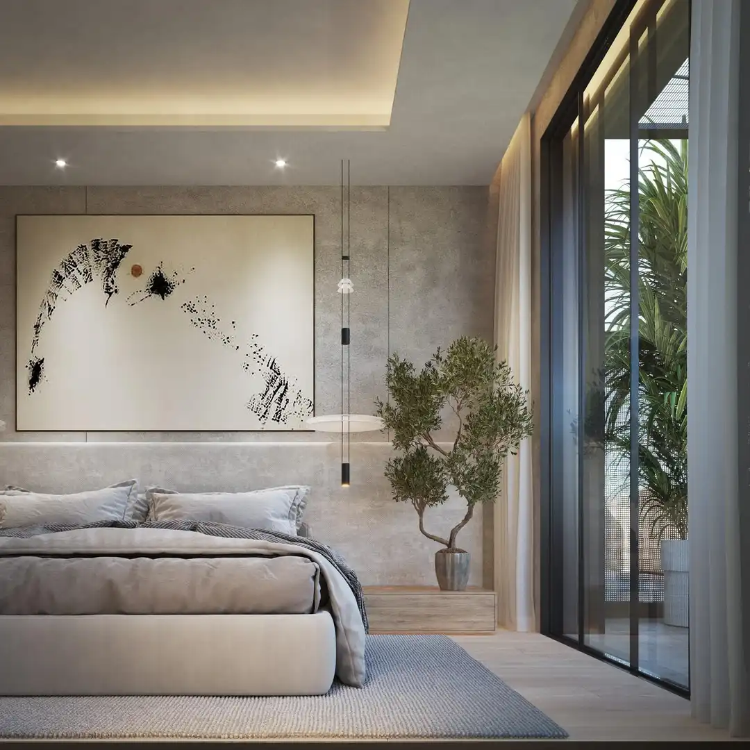 Habitación de Casa adosada en venta en Marbella con Jardín privado, Terraza y Piscina