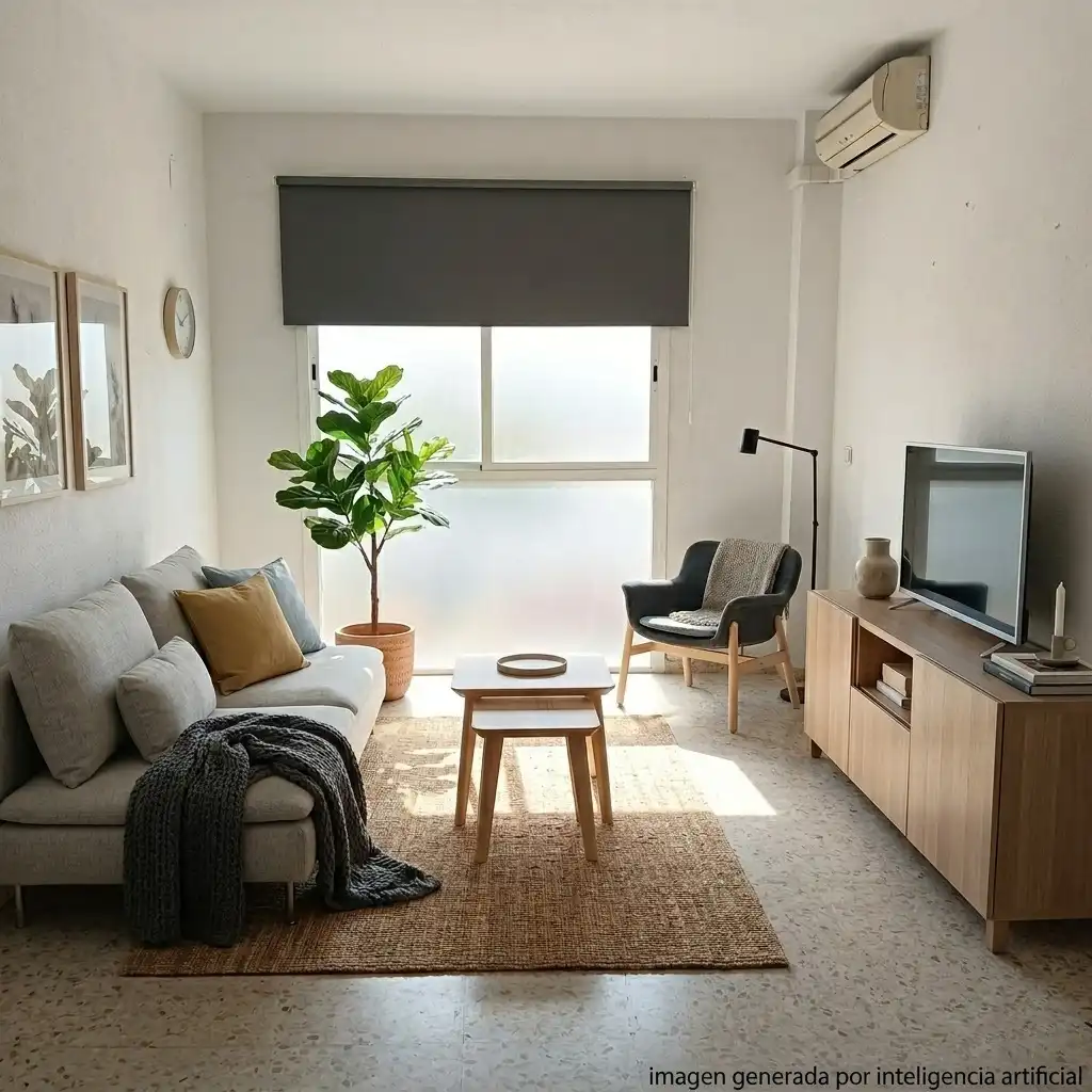 Sala de estar de Dúplex en venta en Coria del Río con Aire acondicionado, Calefacción y Trastero
