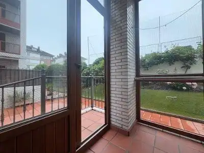 Terrasse von Wohnung zum Verkauf in Gozón mit Heizung, Privatgarten und Terrasse