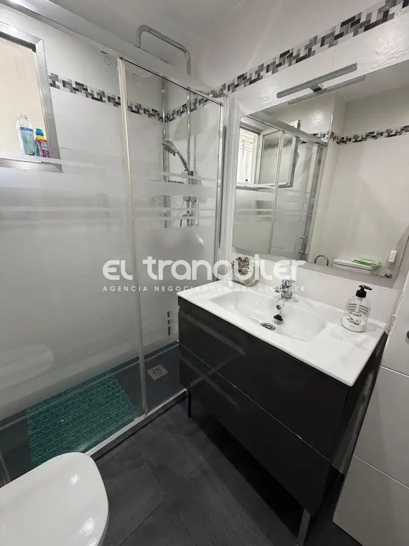 Badezimmer von Wohnung zur Miete in Collado Villalba mit Klimaanlage, Terrasse und Schwimmbad