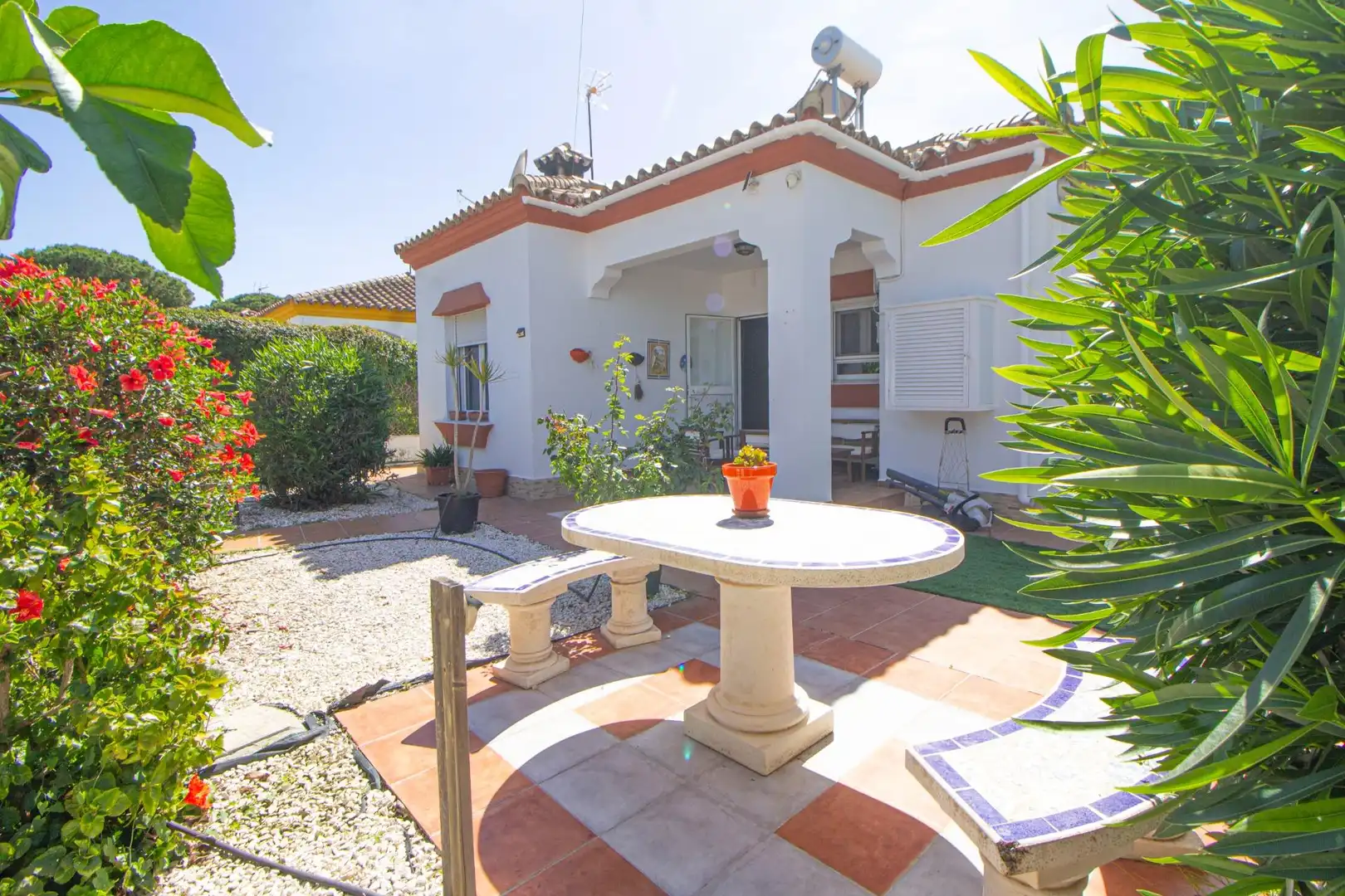 Garden of Houses for sale in Chiclana de la Frontera