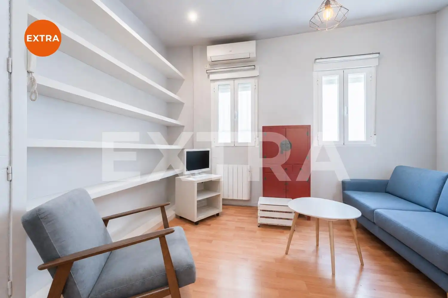 Sala d'estar de Apartament en venda en Madrid amb Aire condicionat i Calefacció