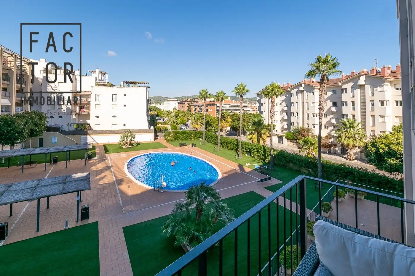 Piscina de Piso de alquiler en Sitges con Aire acondicionado, Calefacción y Terraza