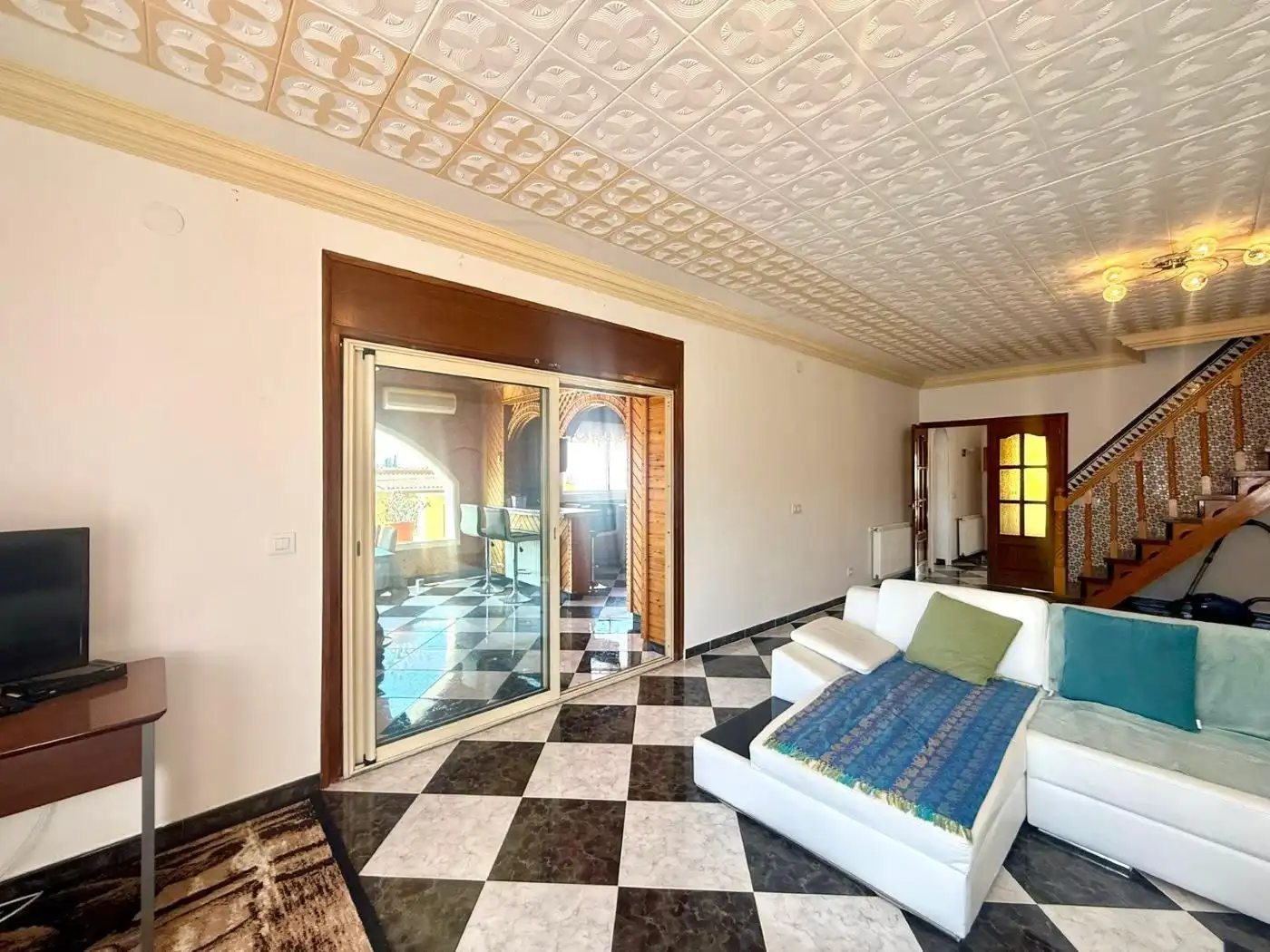 Sala d'estar de Casa o xalet en venda en Roses amb Aire condicionat, Calefacció i Terrassa