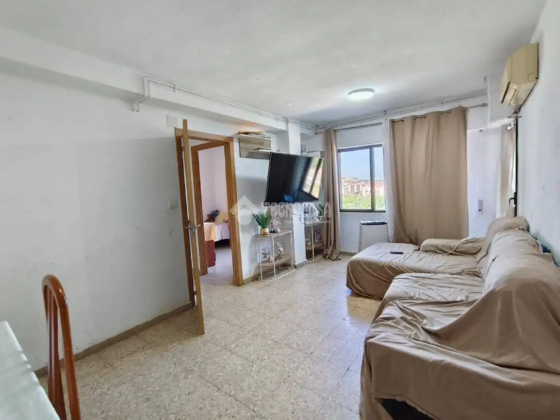 Living room of Flat for sale in Alicante / Alacant  with Air Conditioner and Balcony