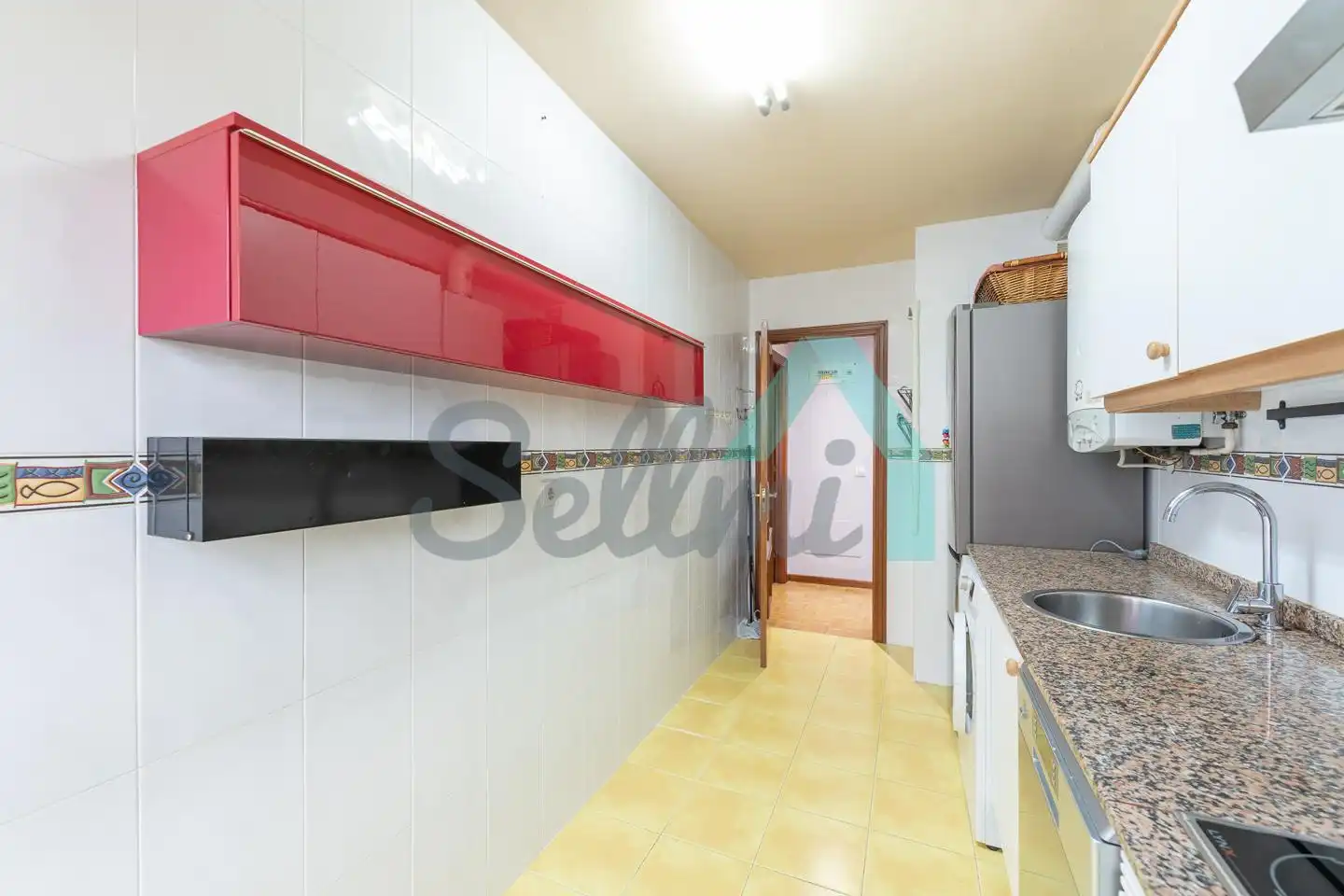 Kitchen of Flat for rent in Oviedo   with Heating, Parquet flooring and Furnished