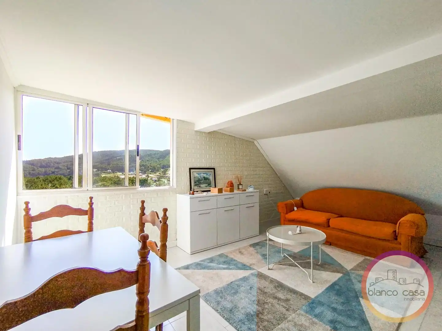 Wohnzimmer von Wohnung zur Miete in Fisterra mit Heizung und Möbliert