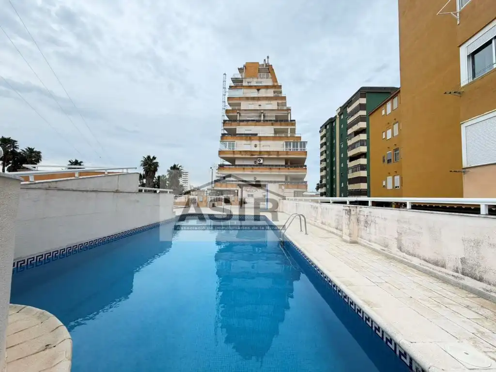 Piscina de Apartamento en venta en Tavernes de la Valldigna con Aire acondicionado y Terraza