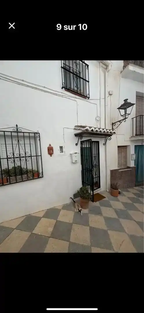 Vista exterior de Casa o xalet en venda en Riogordo amb Aire condicionat i Piscina