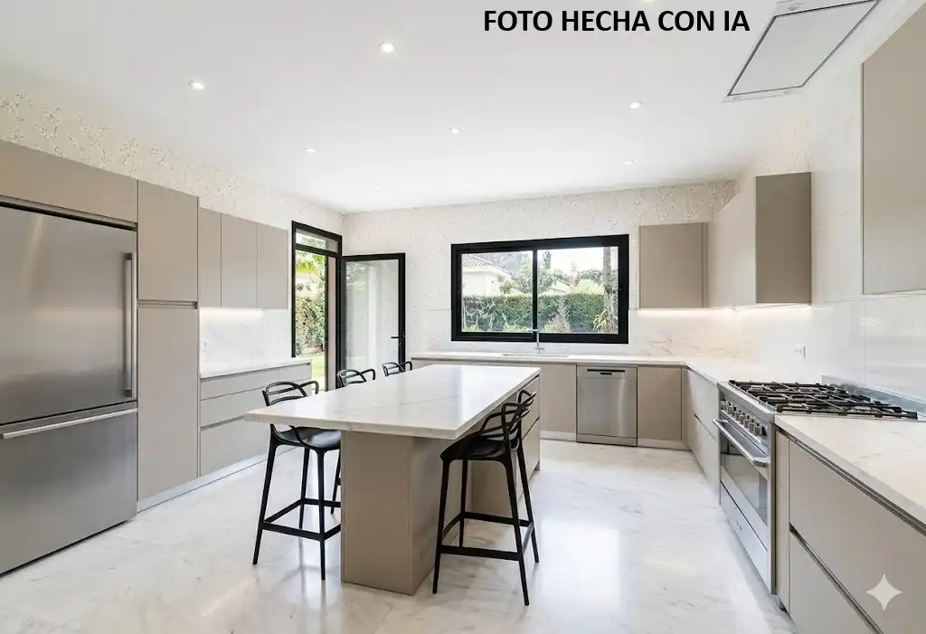 Cuina de Casa o xalet en venda en Pozuelo de Alarcón amb Aire condicionat, Calefacció i Jardí privat