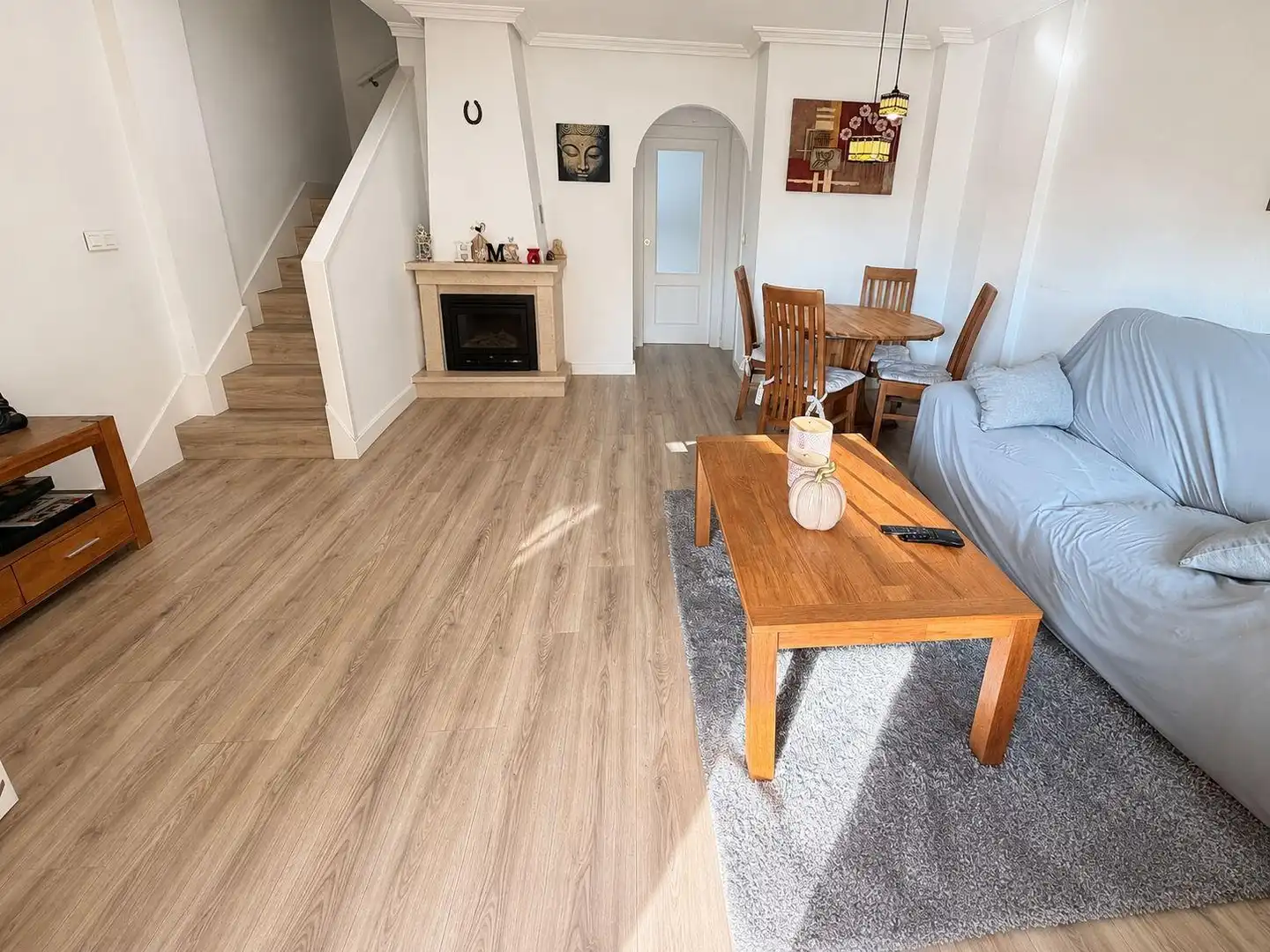 Sala de estar de Casa o chalet en venta en Santa Pola con Jardín privado, Terraza y Trastero