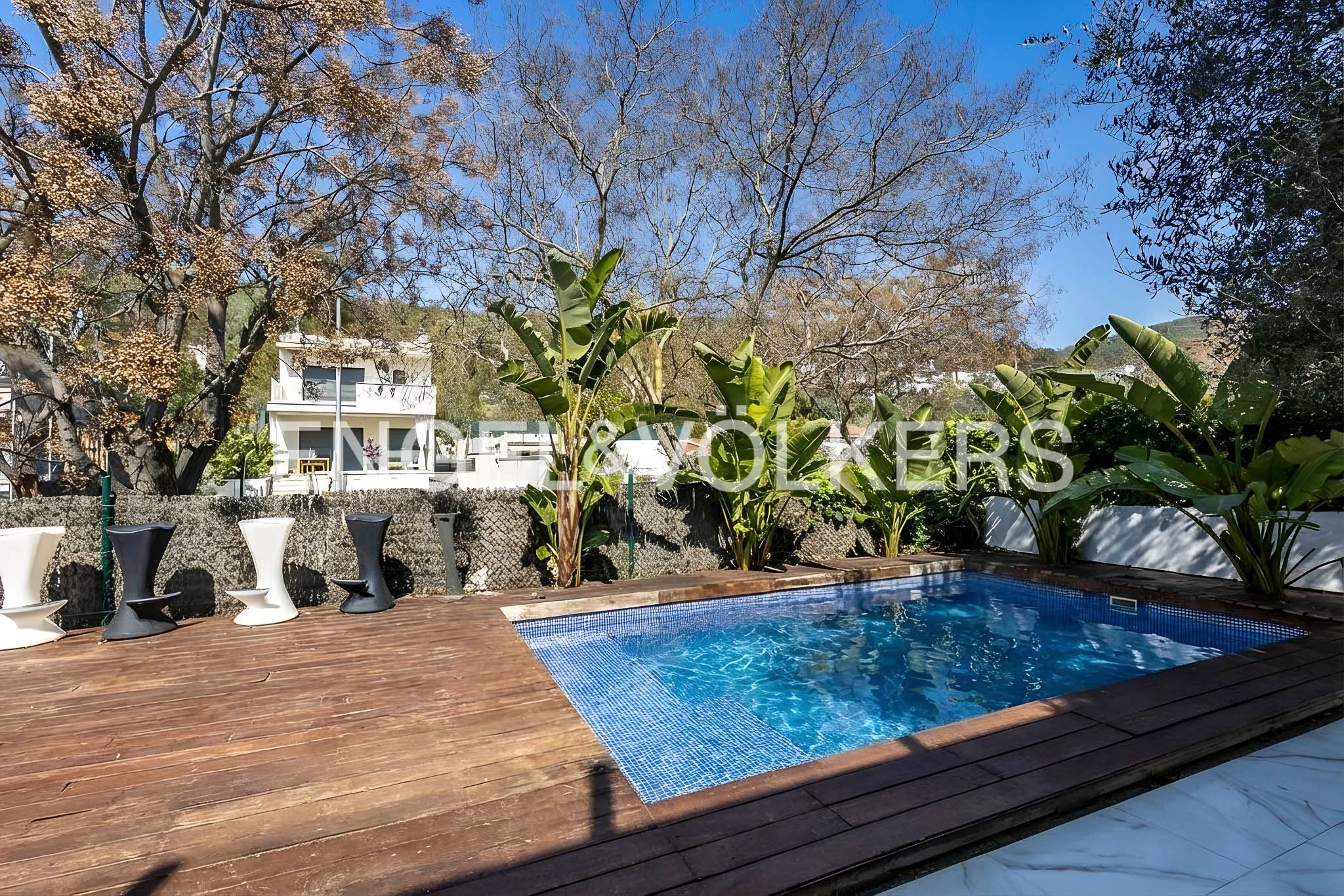 Piscina de Casa o chalet de alquiler en Sant Pere de Ribes con Aire acondicionado, Calefacción y Terraza