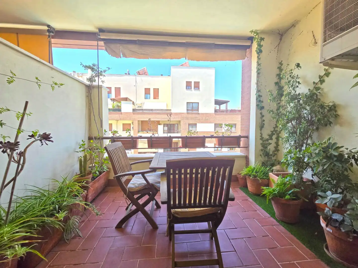 Terrasse von Wohnung zum Verkauf in Mairena del Aljarafe mit Gemeinschaftspool