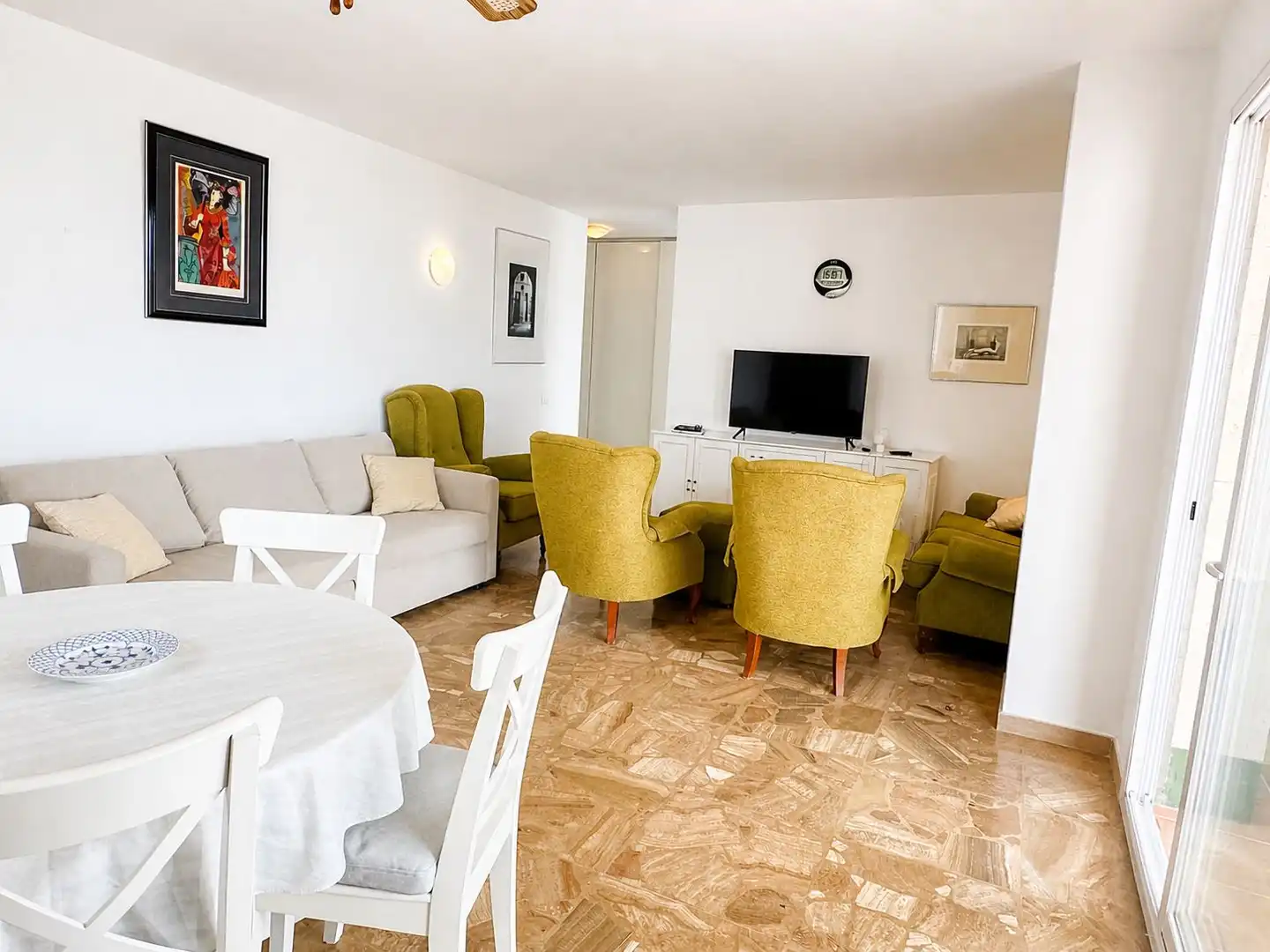 Sala de estar de Ático en venta en Torremolinos con Aire acondicionado, Calefacción y Terraza