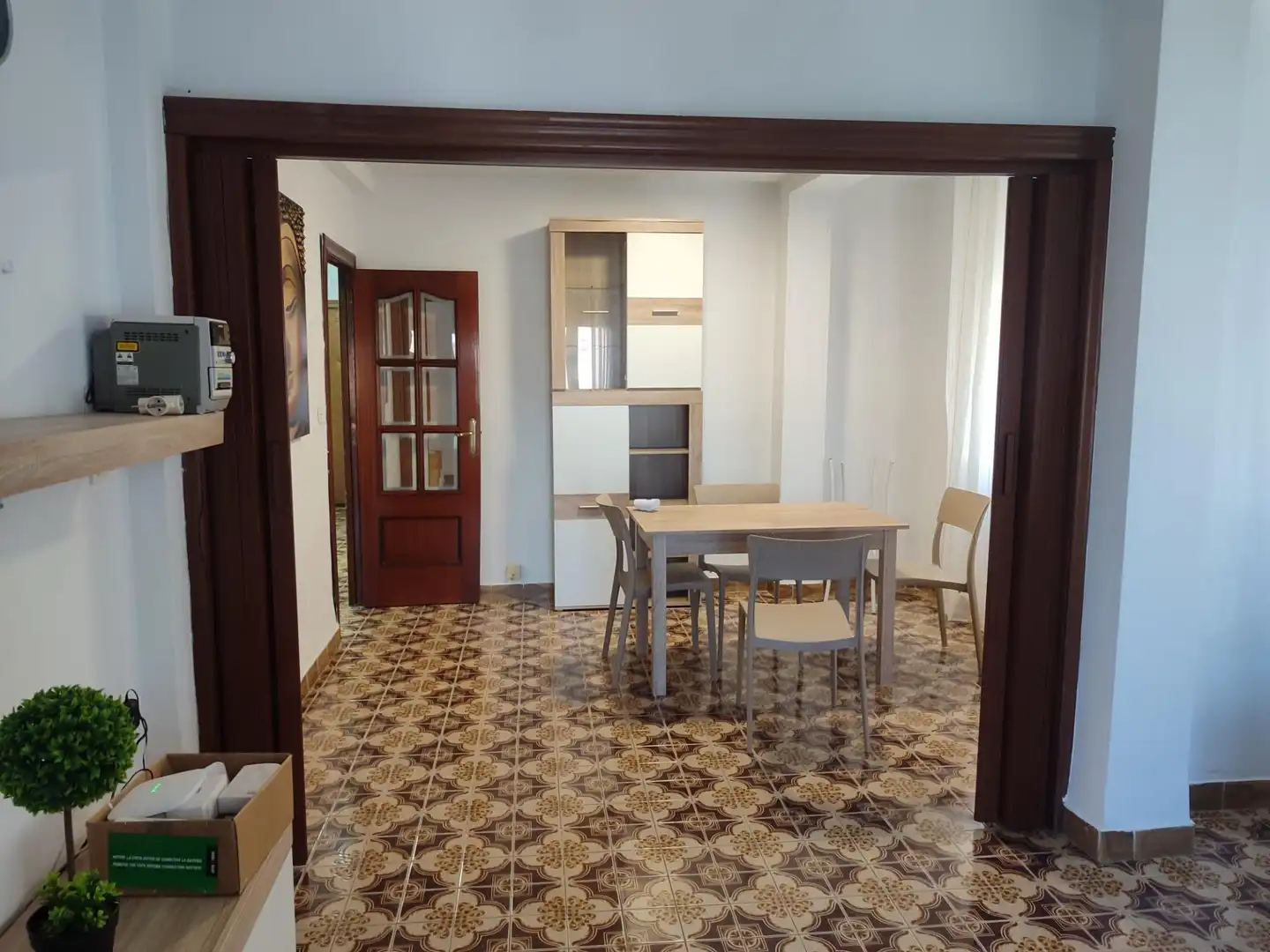 Dining room of Flat for rent in  Granada Capital  with Furnished and Balcony