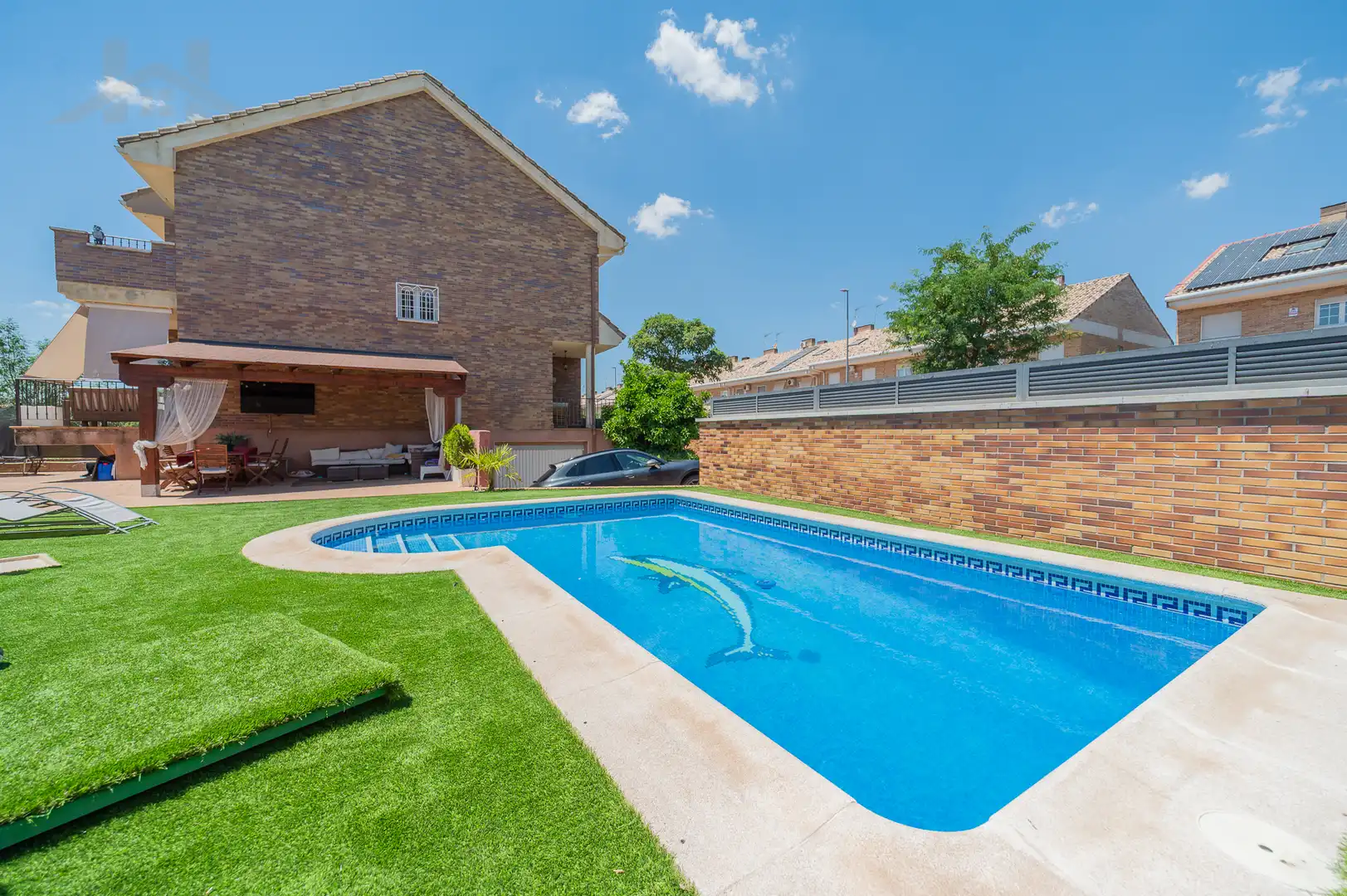 Swimming pool of Detached homes for sale in Arroyomolinos (Madrid)  with Heating, Private garden and Terrace