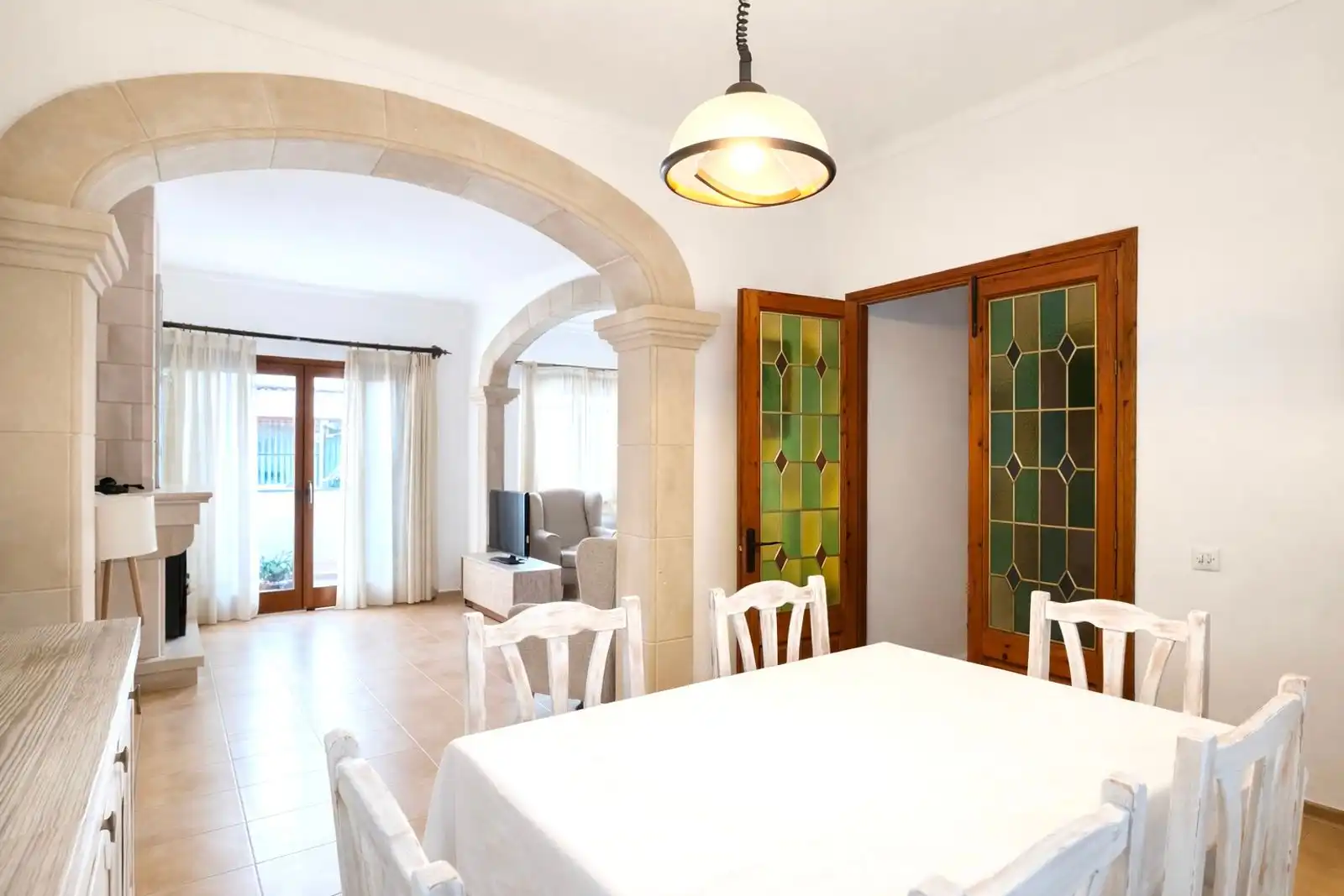 Esszimmer von Wohnungen zum Verkauf in Pollença mit Heizung, Terrasse und Abstellraum