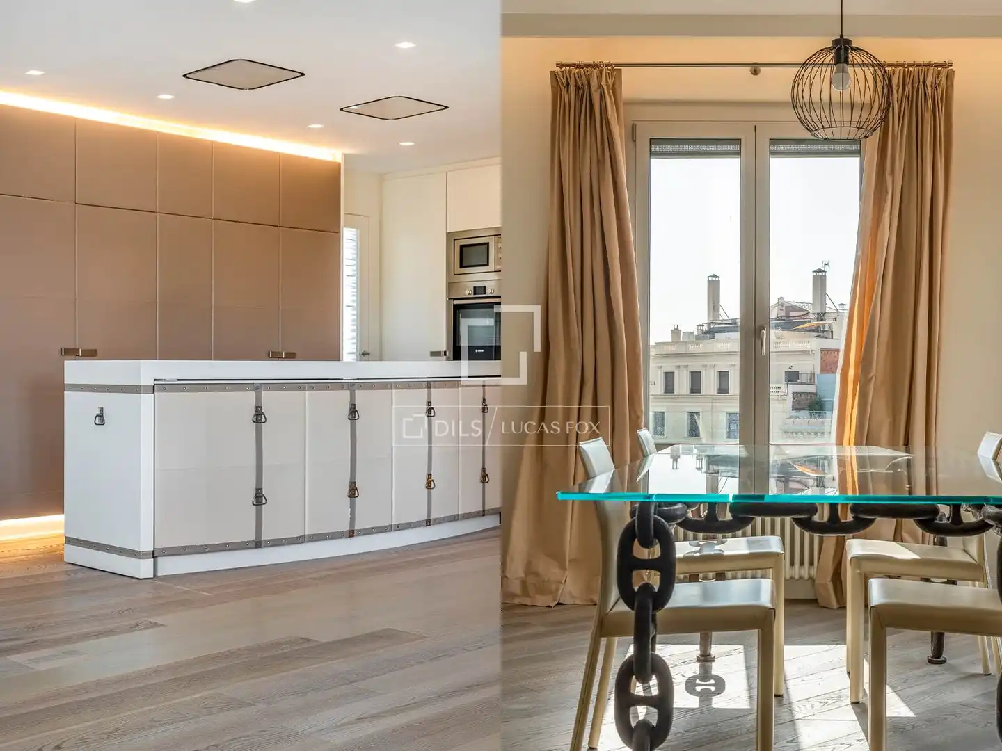 Kitchen of Attic for sale in Barcelona  with Air Conditioner, Heating and Parquet flooring
