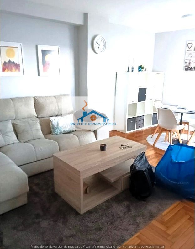 Living room of Flat for sale in Baiona  with Heating, Private garden and Parquet flooring
