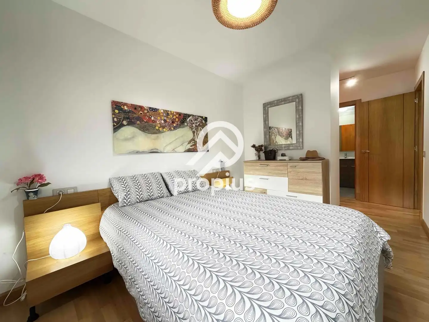 Bedroom of Flat for sale in Llanes  with Heating, Terrace and Storage room